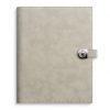Cover for A5 Diary, beige suede