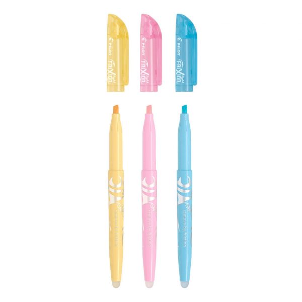 Pilot FriXion Highlighters 3pcs - Yellow, Pink, Blue