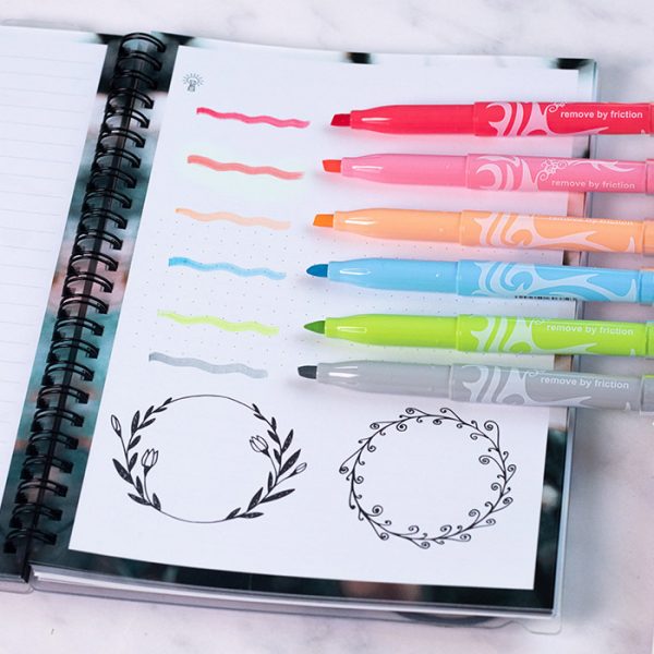 Pilot FriXion Highlighters in 6 colours