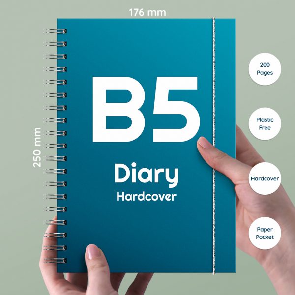 personalised b5 hardcover diary