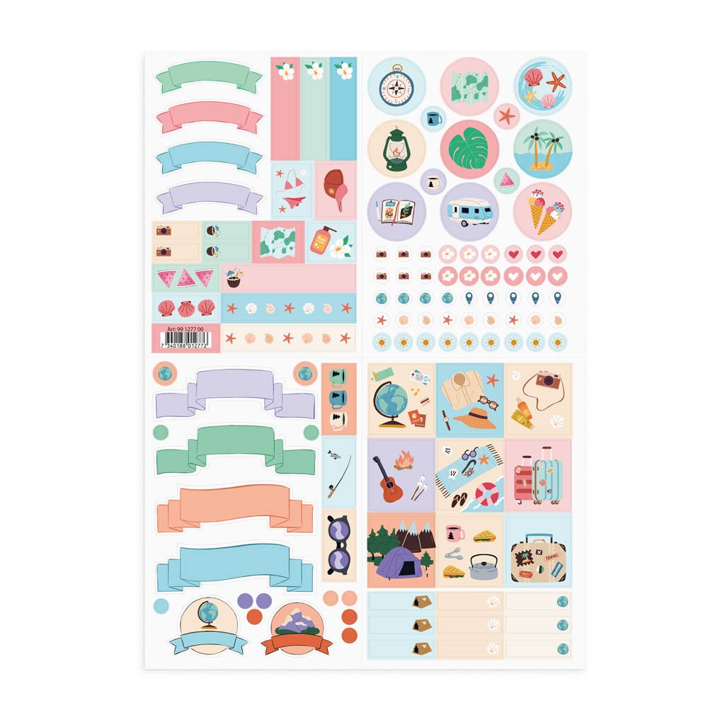 Summer Holiday Stickers